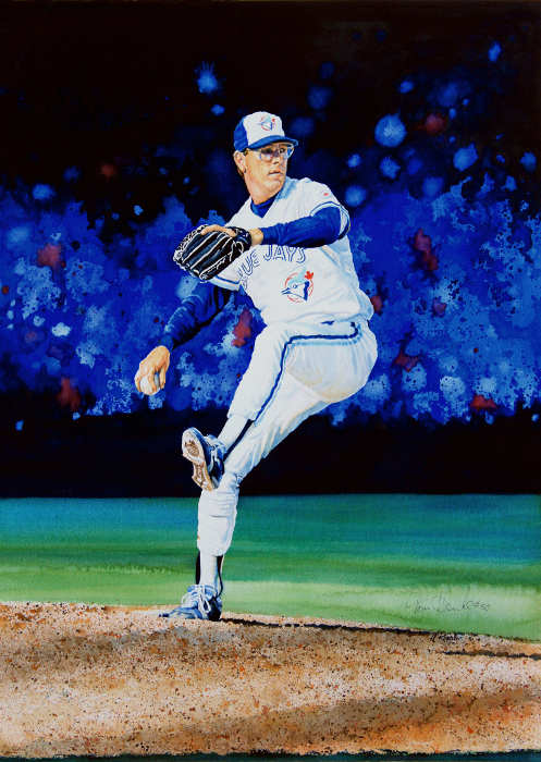 baseball celebrity portrait of Tom Henke