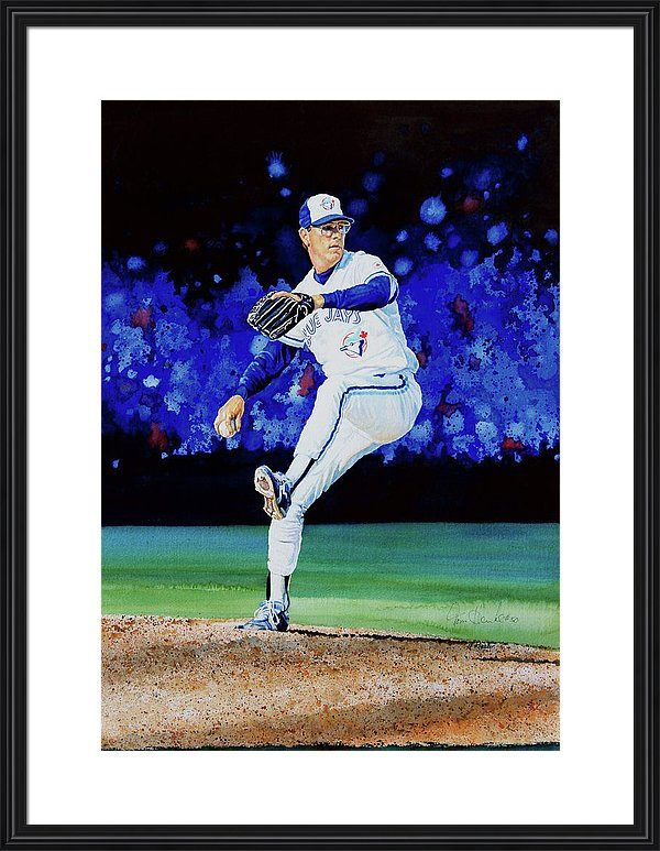 baseball celebrity portrait painting
