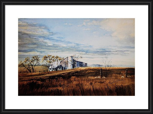 Early Spring Farm Landscape Painting