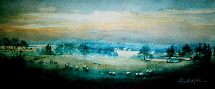 Pastoral Valley Painting