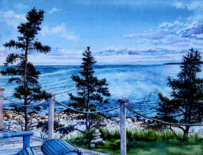 Nova Scotia Coast Painting