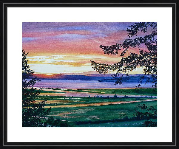Washington Coast Sunset Painting