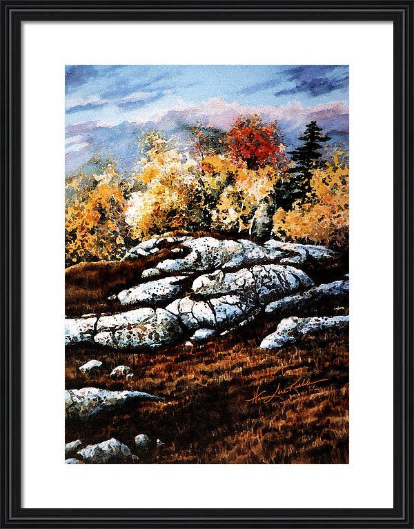 Autumn Painting Of Northern Ontario