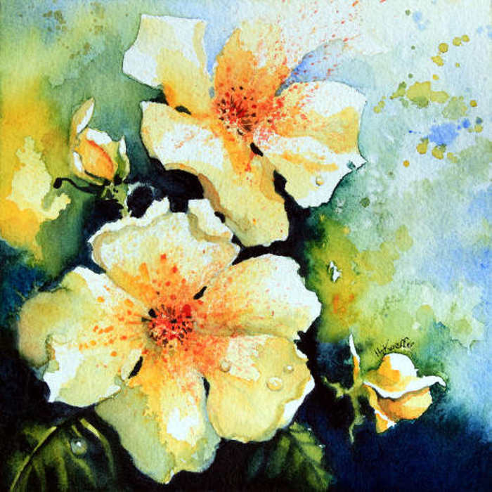 Yellow Roses Painting