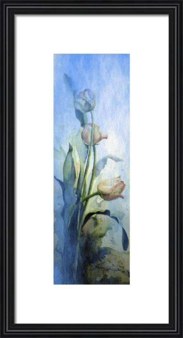 Moody Tulips Painting