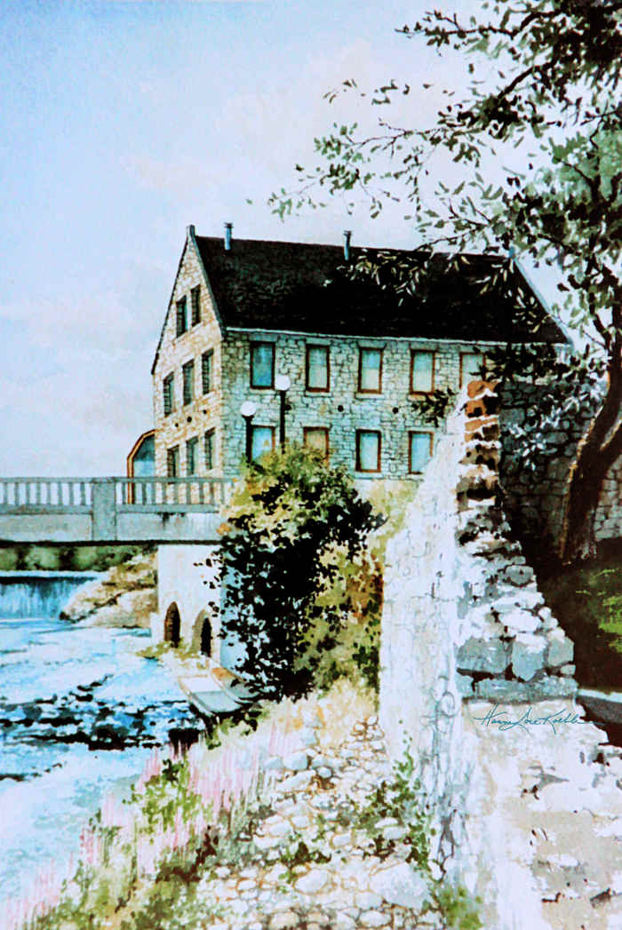 Cambridge Mill Painting