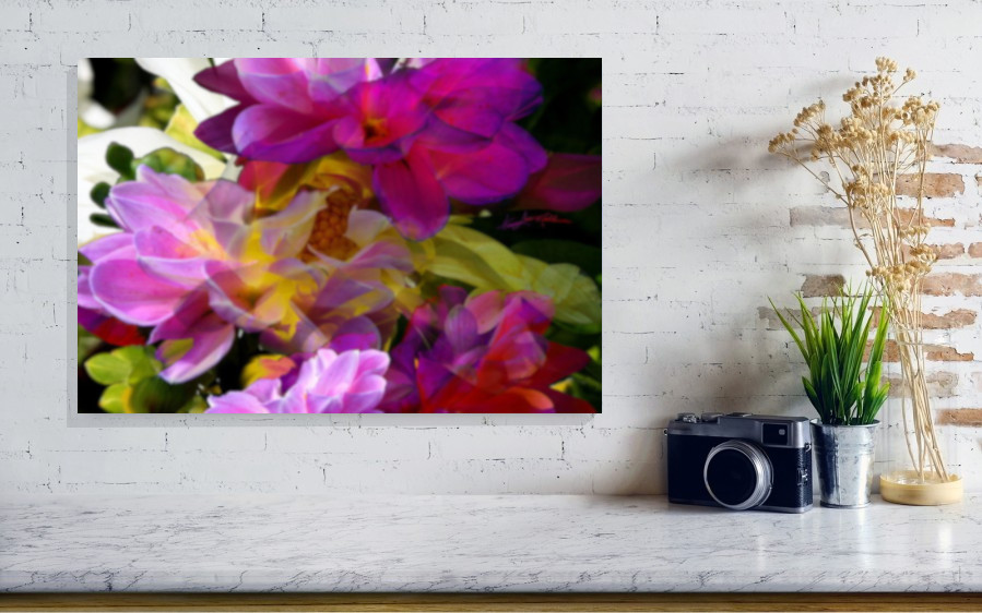 Digital Photo Abstract Flower Art