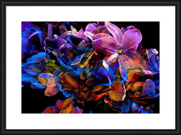 Digital Flower Painting Abstract