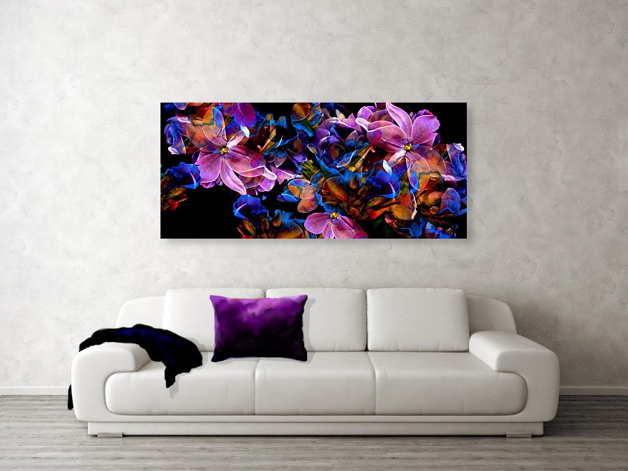Digital Flower Painting Abstract