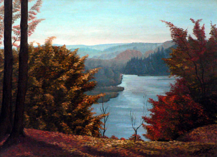 Grand River Look-out Painting