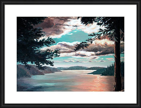 Thousand Islands Sunset Oil Painting