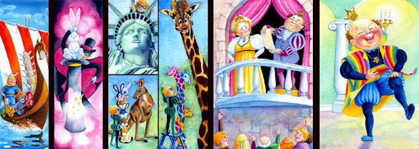 king and queen art for children