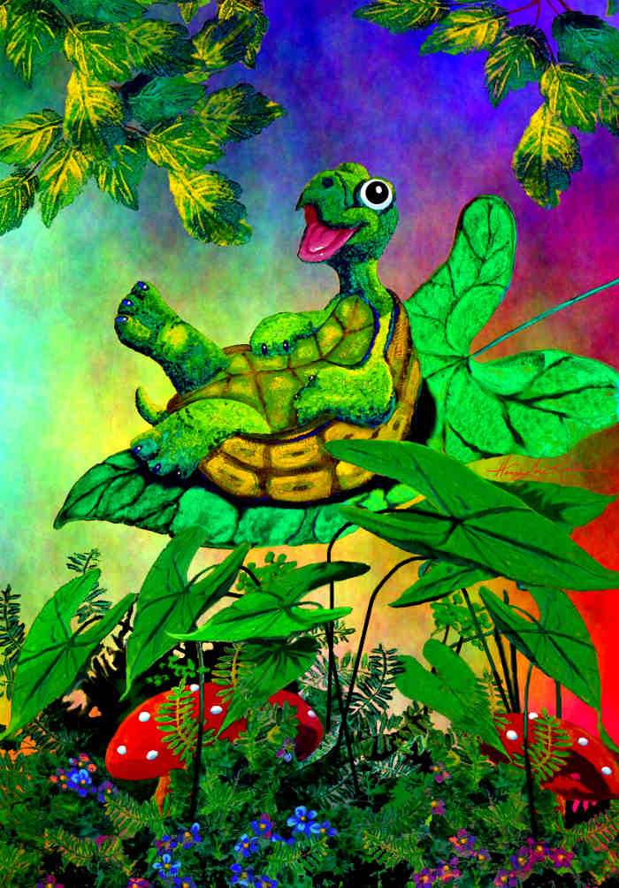 turtle painting for preschoolers