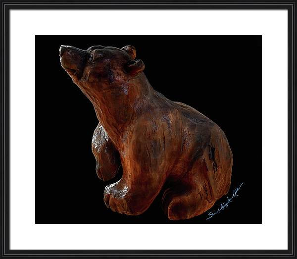 Willow Bear Carving