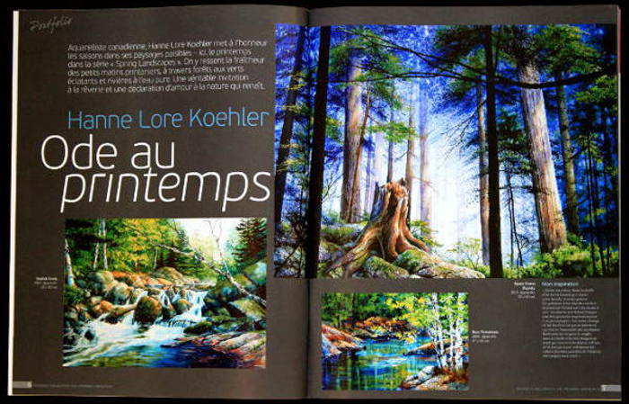 Magazine article about artist Hanne Lore Koehler