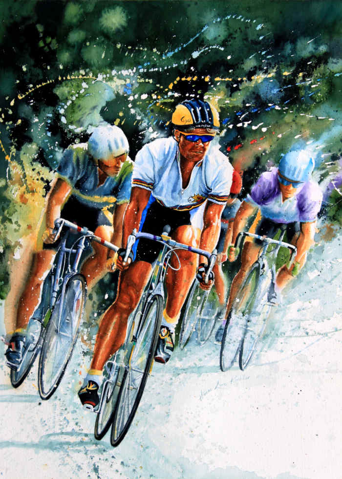 Tour de France Painting