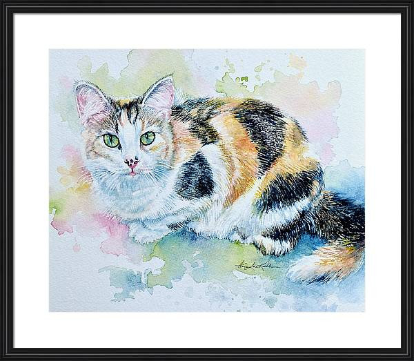 Calico Cat Painting
