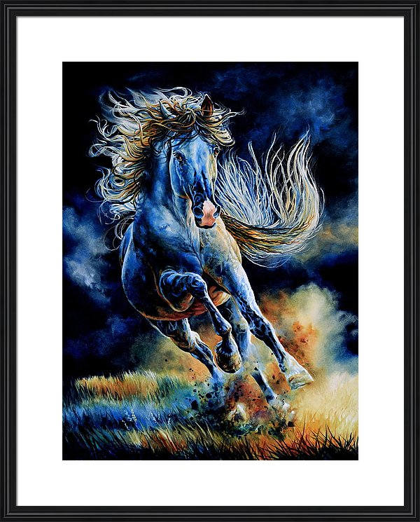 Running Wild Stallion Painting