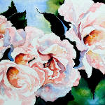 garden roses painting