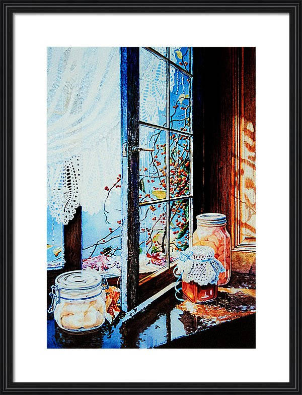 Open Window Still Life Painting