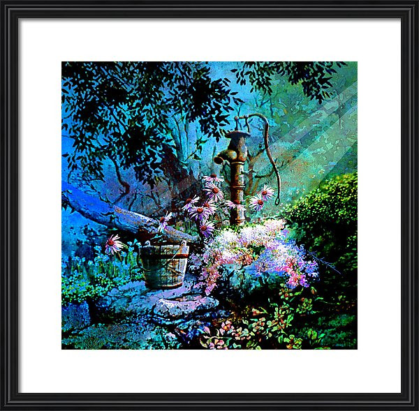 Digital Photo Garden Painting
