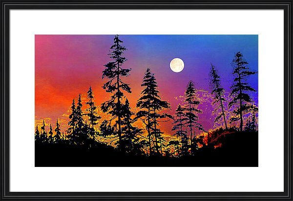 Digital Landscape Wall Art Print
