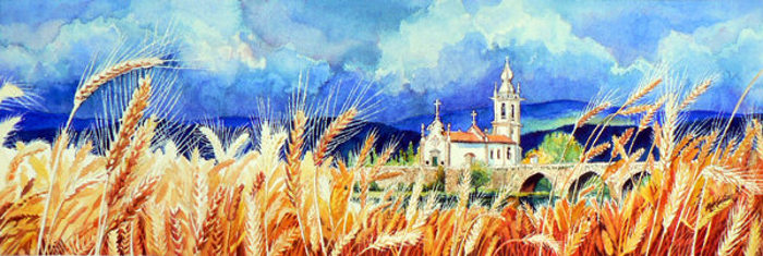 bakery wall mural