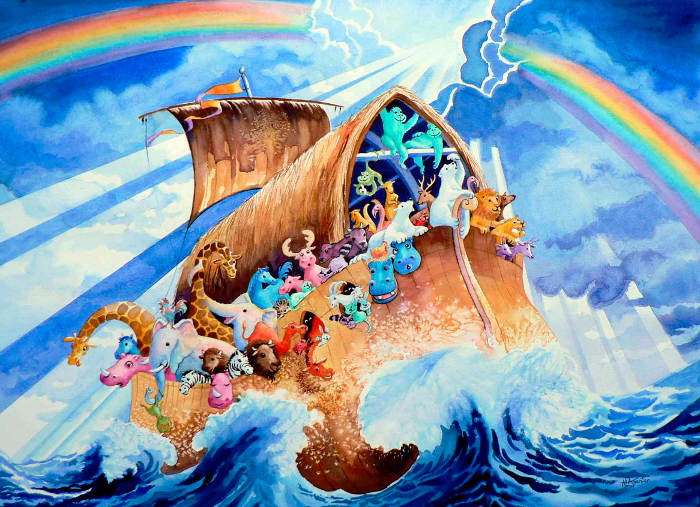 Noah's Arc wall mural