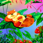 beaver bedtime painting for preschool kids