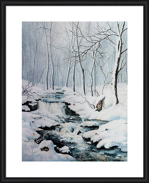 Winter Creek Painting