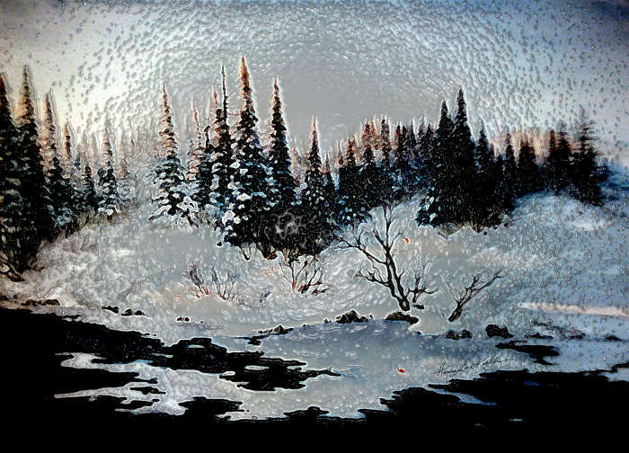 winter painting