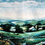 rural landscape painting