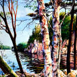 Ontario spring landscape painting