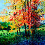 Fall color painting