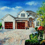 architectural home paintings