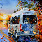 RoadTrek Camper Van Painting