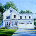 Boston MA Home Portrait Commission