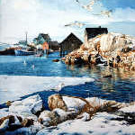 Peggy's Cove Painting