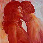 soul mates nude couple painting