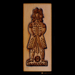 wood cookie mold carving