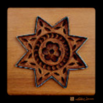 Gingerbread Star Cookie Mold Art Prints