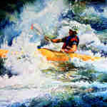 Kayaker Painting