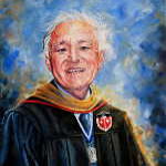 Alumni professor memorial portrait